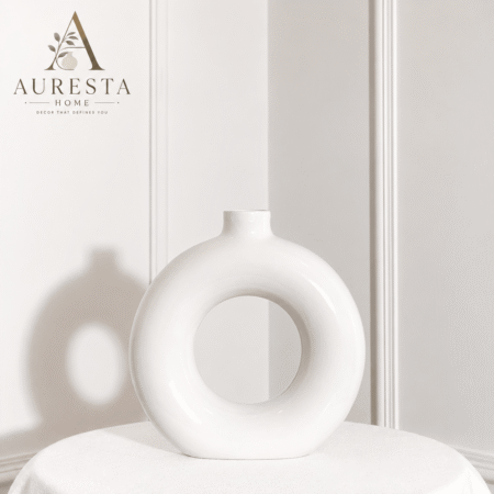 Plain Luna Loop Vase ( without flowers )