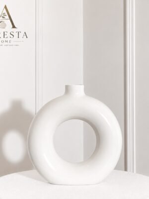 Plain Luna Loop Vase ( without flowers )