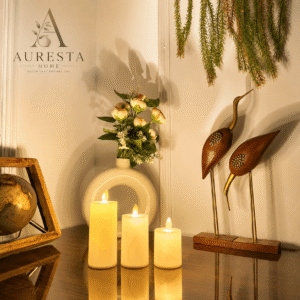 3 Pieces Led Candle Set-img3