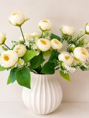 artificial peony flower bunch