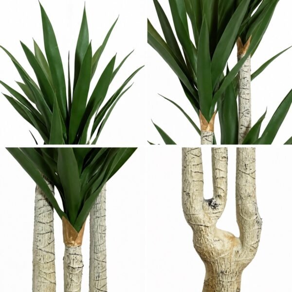 Artificial Yucca Plant ( 5ft tall ) with Black Plastic Pot