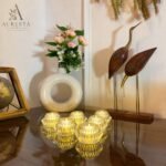 Auresta Home – Crystal Glow LED Tealight Set of 12 PCS