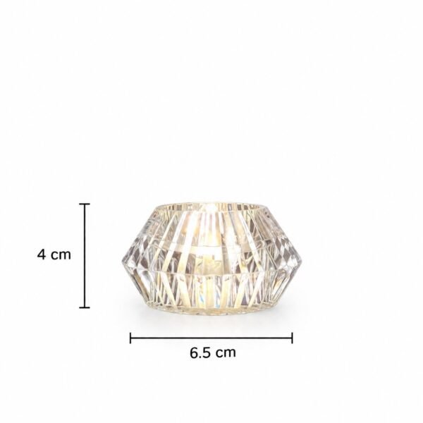 Auresta Home – Crystal Glow LED Tealight Set of 12 PCS