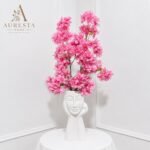 Auresta Muse Face Ceramic Vase ( Without Flowers )