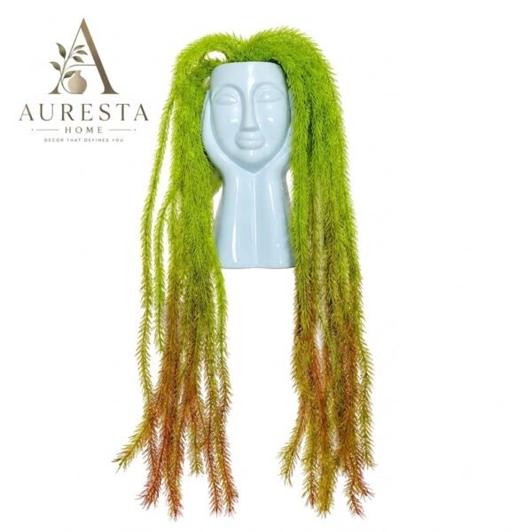 Auresta Muse Face Ceramic Vase ( Without Flowers )