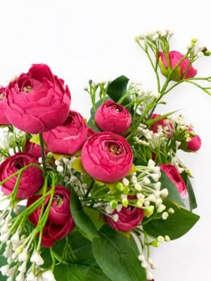 Blush Mini Peony Bouquet ( Set of 2 Pcs )