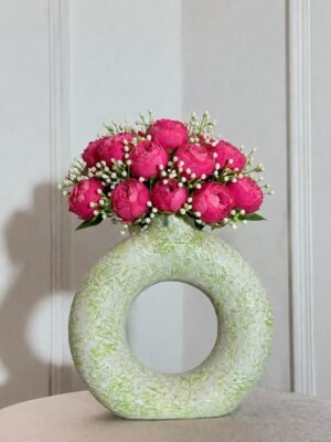 Blush Mini Peony Bouquet ( Set of 2 Pcs )-img2