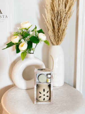 Ceramic Aroma Diffuser with Candle Gift Set-img3