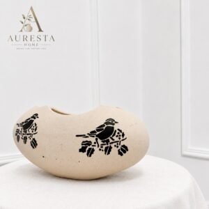 Ceramic Bird Art Egg Planter ( without grass )-img2