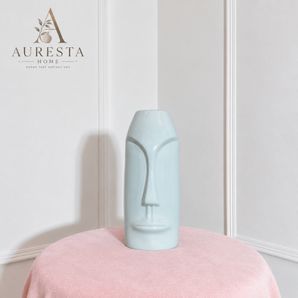 Azure Face Vase (without pampas)