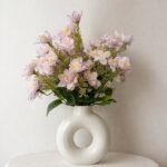 Elegant Blossom Silk Flower Bouquet – Set of 4 Pcs (5 Colours Available)