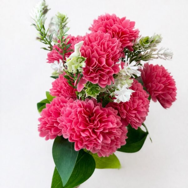 Hot Pink Chrysanthemum Bouquet ( Set of 4 Pcs )