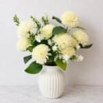 Ivory Chrysanthemum Bouquet ( Set of 4 Pcs )