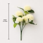 Ivory Chrysanthemum Bouquet ( Set of 4 Pcs )