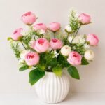 Mixed Peony Silk Flower Bouquet ( Set of 2 Pcs )