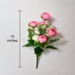Mixed Peony Silk Flower Bouquet ( Set of 2 Pcs )