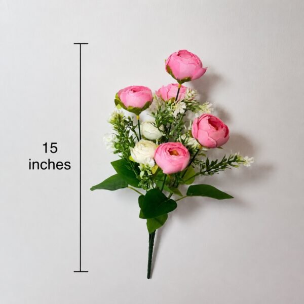 Mixed Peony Silk Flower Bouquet ( Set of 2 Pcs )