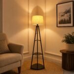 Nordic Glow Tripod Floor Lamp