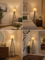 Nordic Glow Tripod Floor Lamp