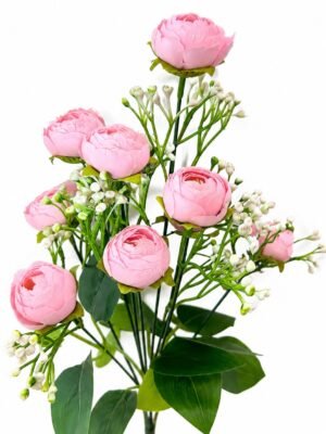 Pink Mini Peony Bouquet ( Set of 2 Pcs )