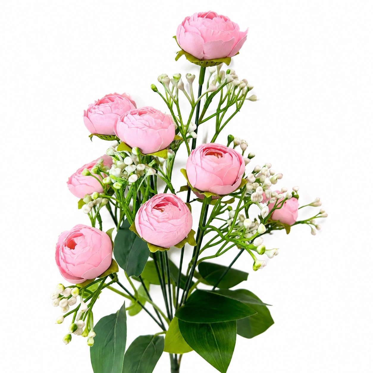Pink Mini Peony Bouquet ( Set of 2 Pcs )-img1