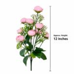 Pink Mini Peony Bouquet ( Set of 2 Pcs )