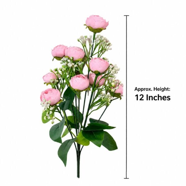 Pink Mini Peony Bouquet ( Set of 2 Pcs )