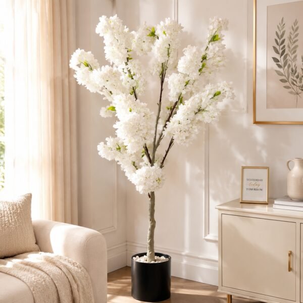 Premium Cherry Blossom Tree with Pot ( 5 ft )