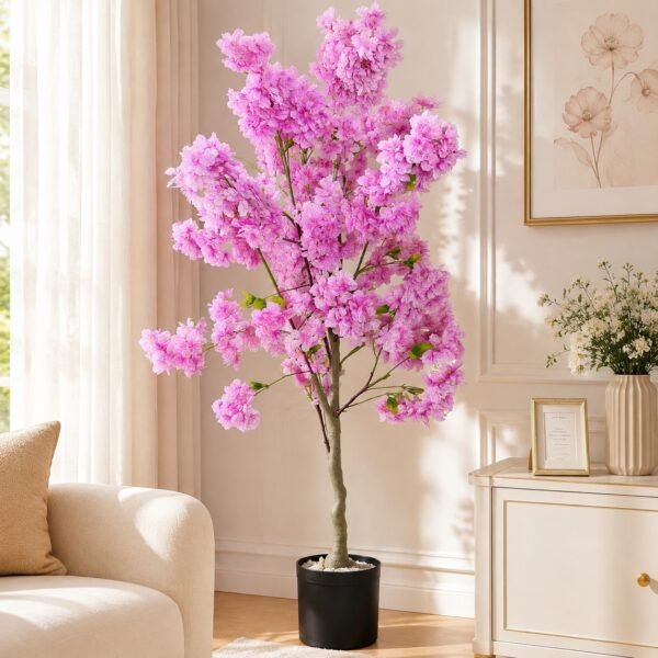 Premium Cherry Blossom Tree with Pot ( 5 ft )