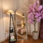 Premium Gold Arch Floor Mirror ( White, Gold, Black )