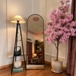 Premium Gold Arch Floor Mirror ( White, Gold, Black )