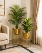 ✨ Premium Gold Metal Plant Stand (Plant Not Included) ✨