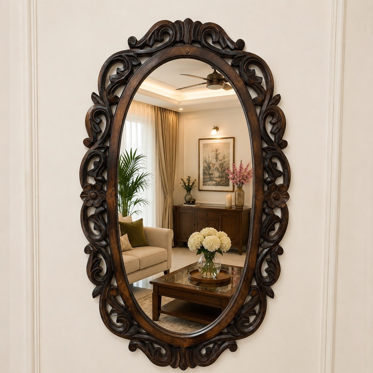 Regal Heritage Oval Wall Mirror-img1