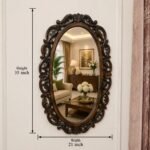 Regal Heritage Oval Wall Mirror