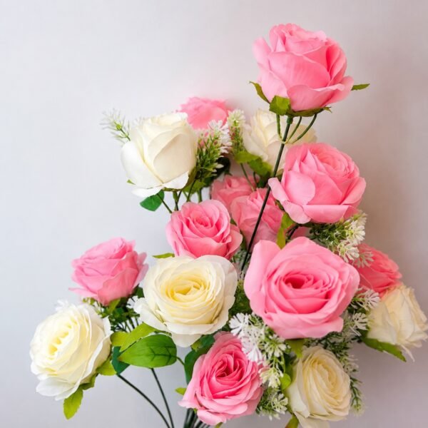 Royal Blush Rose Bouquet – 18 Heads ( One Piece )