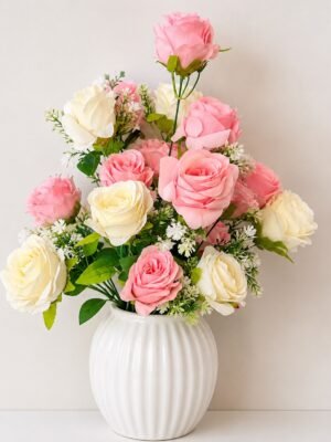 Royal Blush Rose Bouquet – 18 Heads ( One Piece )-img2