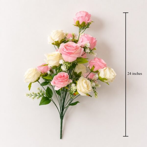 Royal Blush Rose Bouquet – 18 Heads ( One Piece )