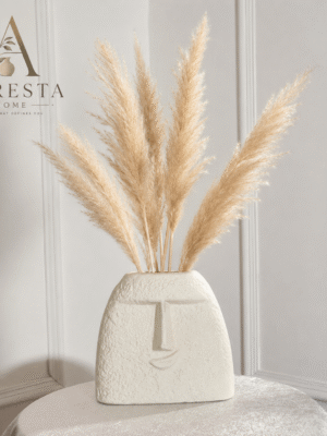 Serene Face Vase ( without pampas )