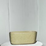 Speckled Ceramic Oval Planter