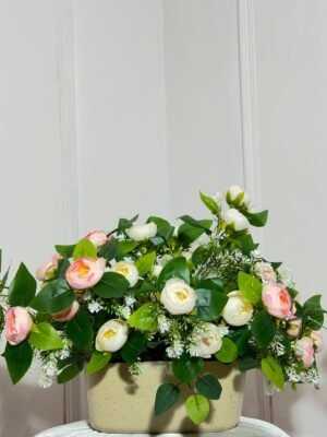 Speckled Ceramic Oval Planter-img2
