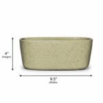 Speckled Ceramic Oval Planter