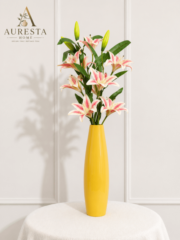 Sunshine Tall Ceramic Vase ( without flowers )
