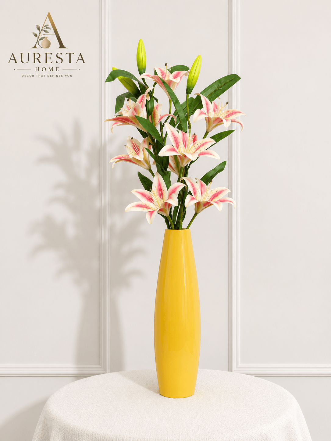 Sunshine Tall Ceramic Vase ( without flowers )-img1