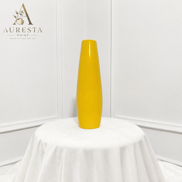 Sunshine Tall Ceramic Vase ( without flowers )