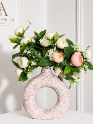 Textured Harmony Ring Vase ( without flowers )-img6
