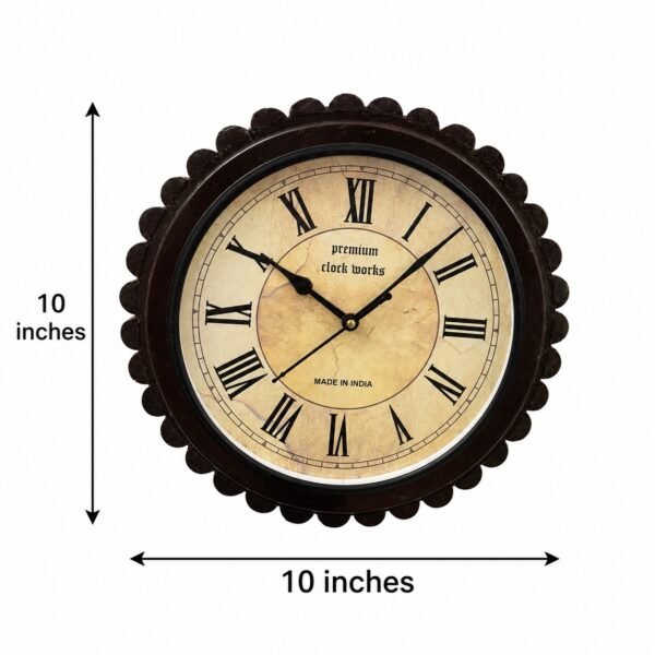 Vintage Double-Sided Hanging Wall Clock