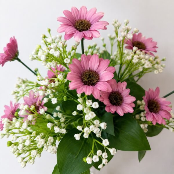 Blossom Charm Daisy Spray – 9 Heads ( Set of 4 Pcs )